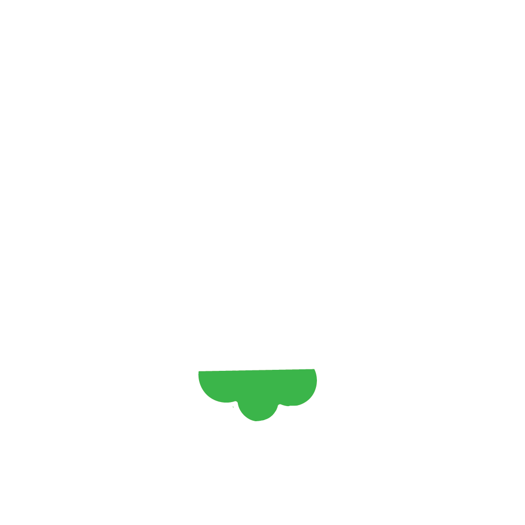 Illustration of a lightbulb with a green base