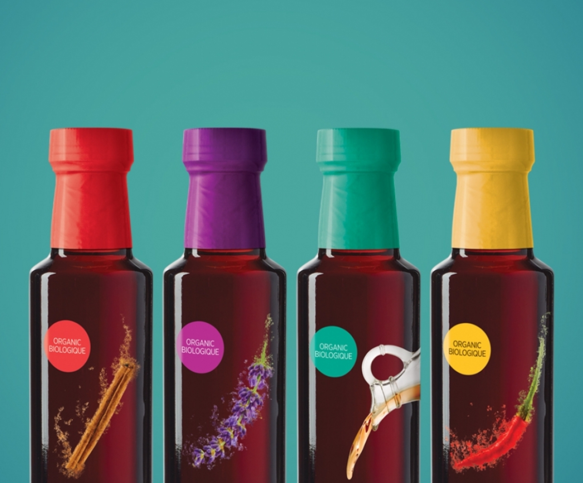 The Hutchinson Acres product packaging design bottles lineup