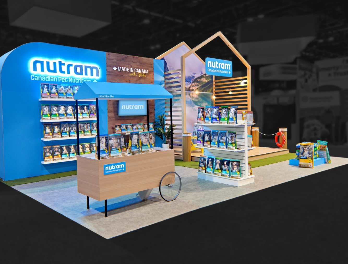 Nutram tradeshow marketing booth 
