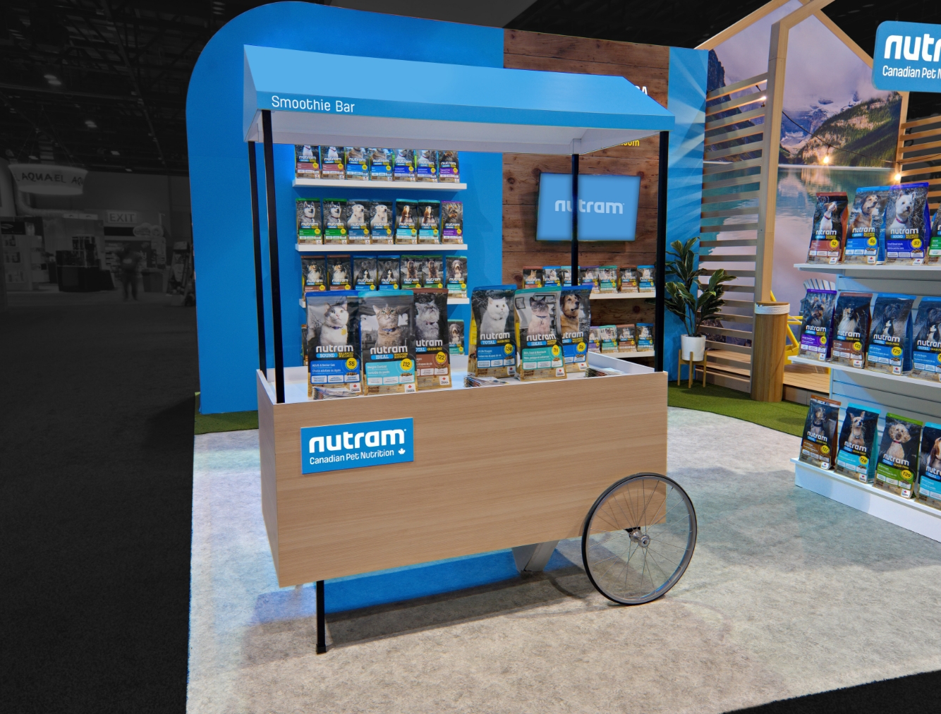 Nutram tradeshow marketing booth 
