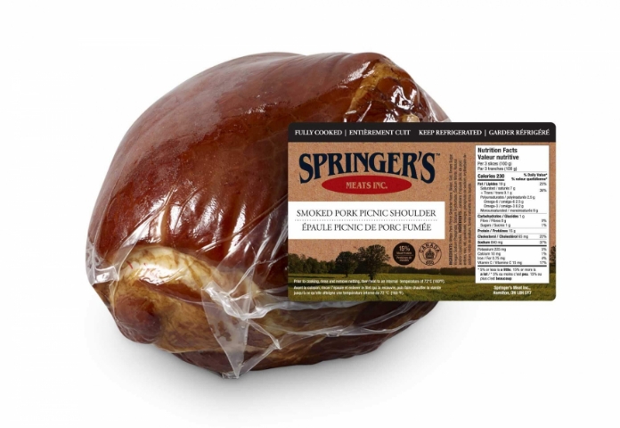 Springers packaging design label