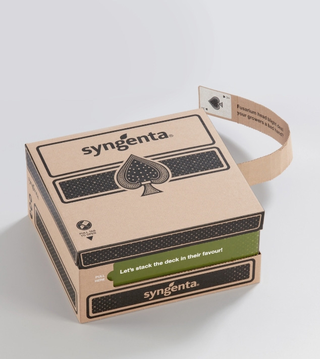 Syngenta direct mail marketing packaging_